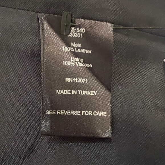 Jigsaw 100% Napa leather black biker jacket. Women’s size 4. Pristine! - Picture 11 of 13